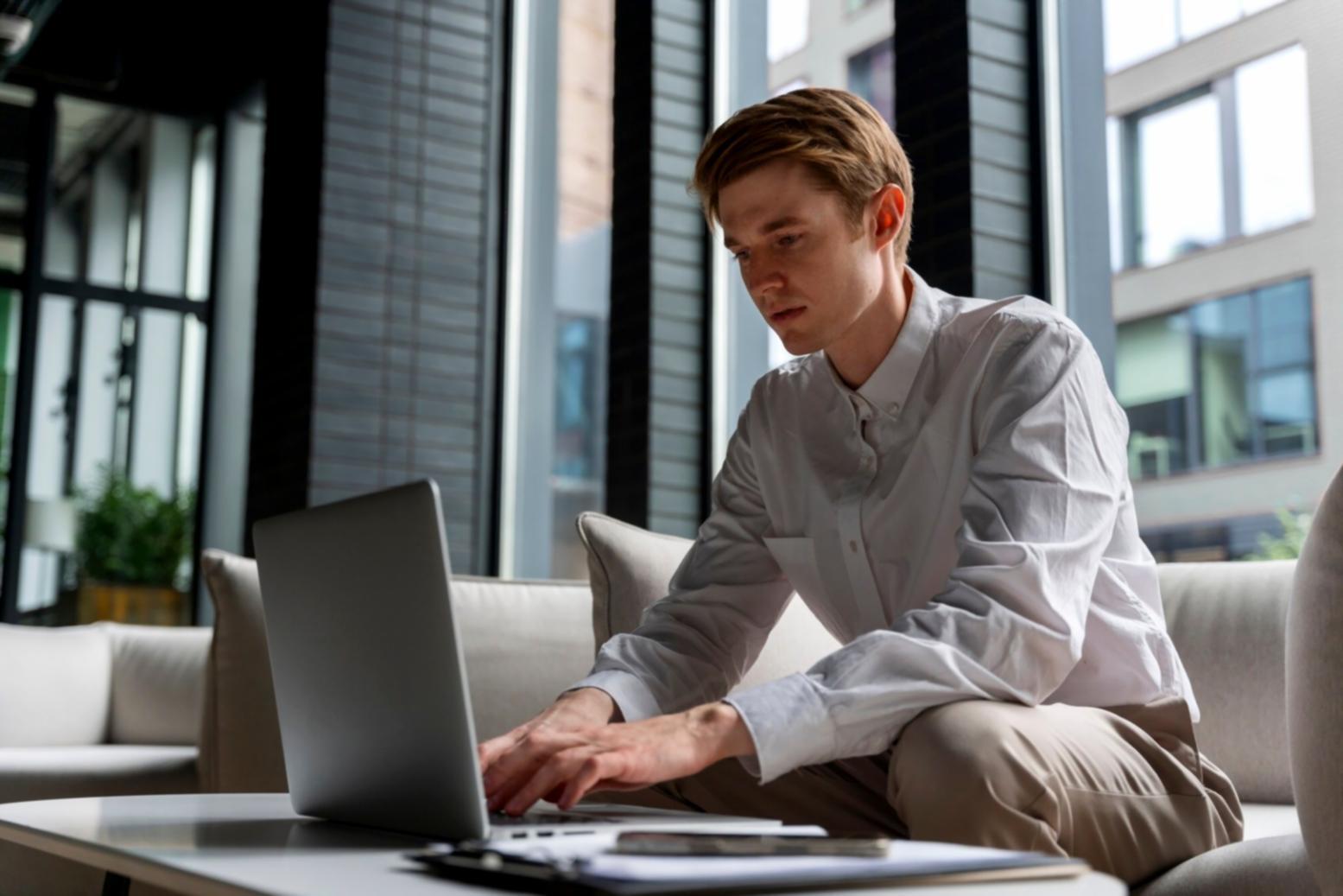 Financial team working together on workflow optimization strategies